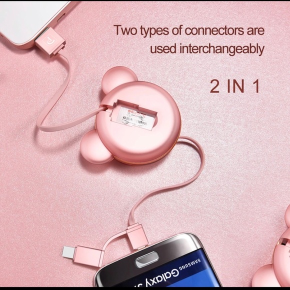 OATSBASF 2in1 Retractable USB Cable - Picture 3 of 5